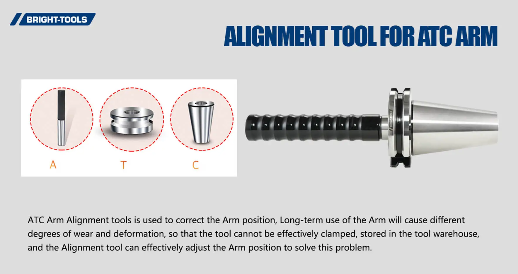 Ausrichtung werkzeug für Atc-Arm des Werkzeug halters Sk30