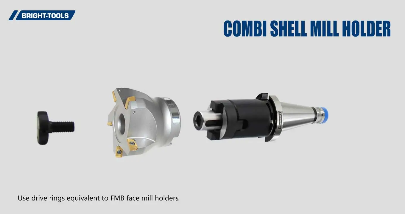 Combi Shell Mühlen halter von Nt 40 Werkzeug halter