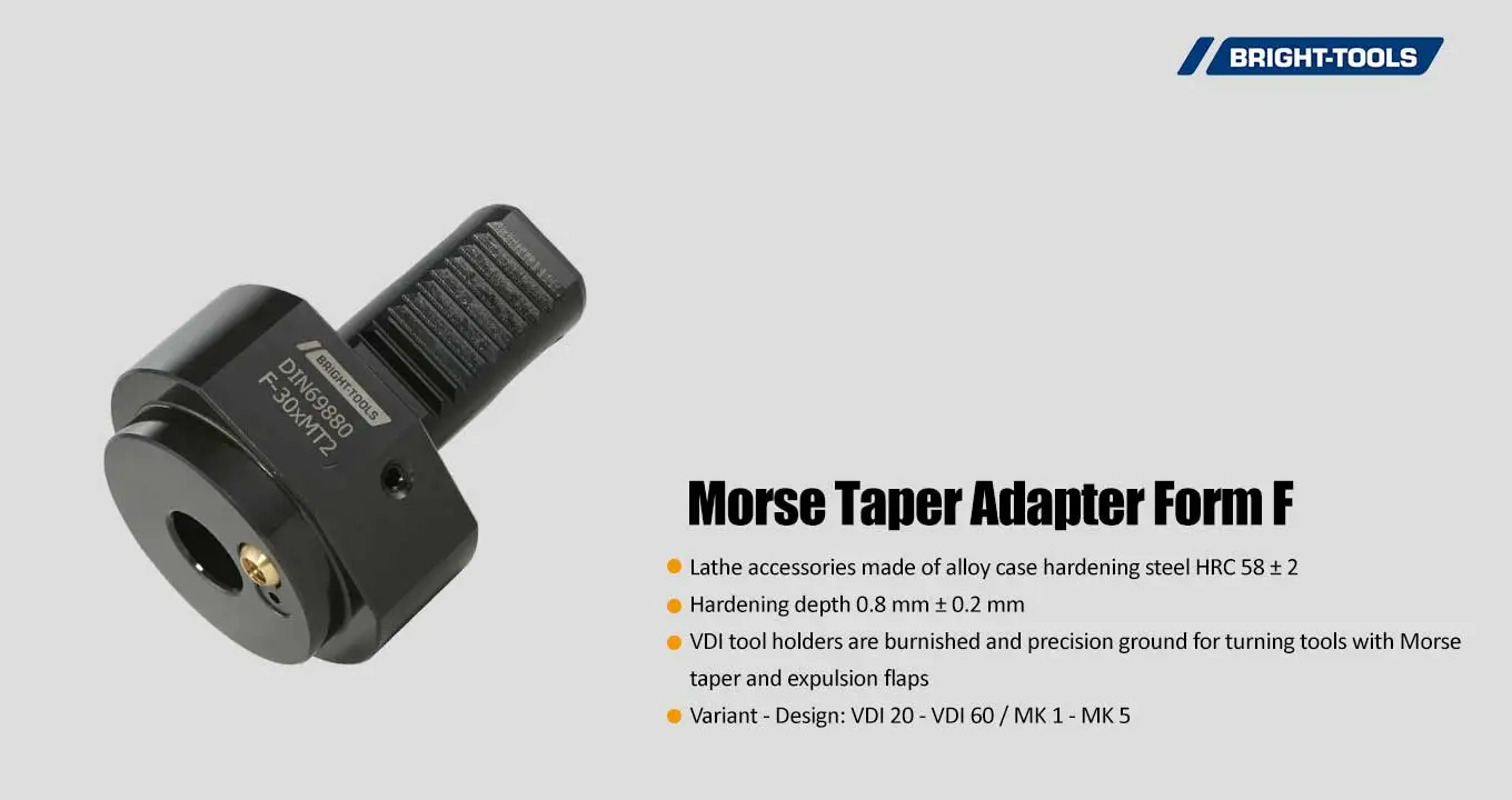 Morse Taper Adapter Form F von Mt Live Tooling