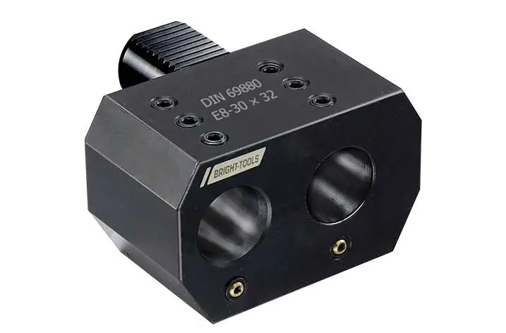 Doppelter langweiliger Stangen halter, links