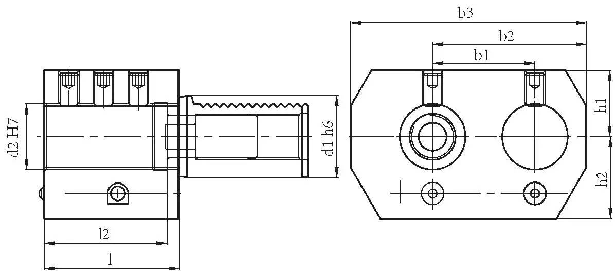 SPEZIFIKATION DES doppelten Bohr stangen halters