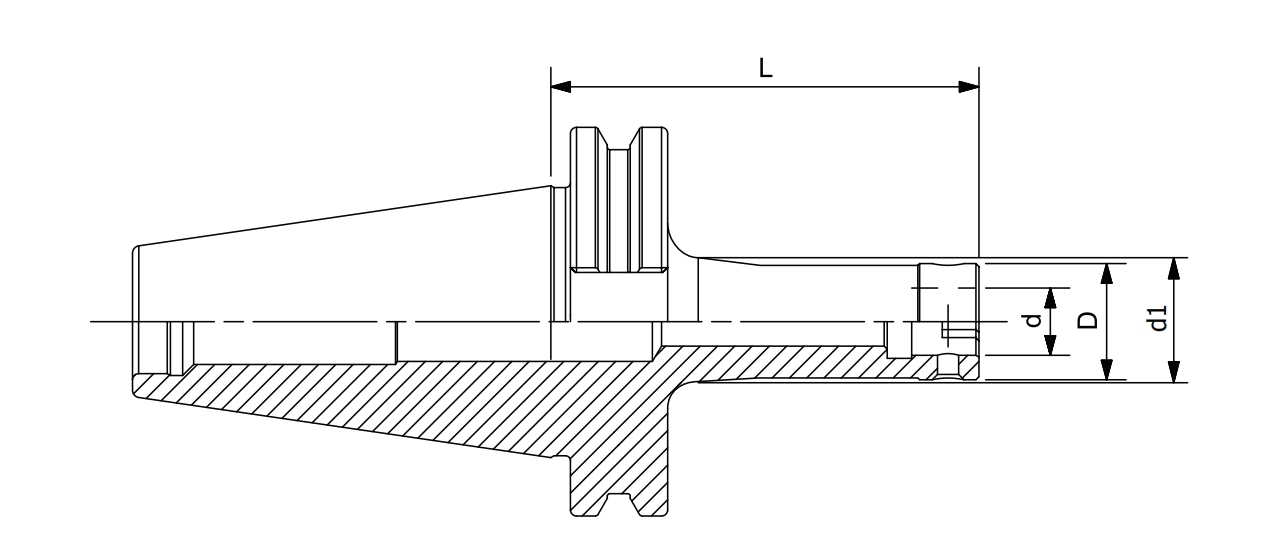 SPEZIFIKATION VON DIN 69871 BORING TOOL HALTER