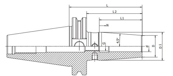 SPEZIFIKATION DES CAT-SCHRUMPFSPANNERS 4,5°