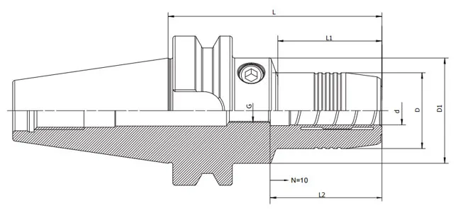 SPEZIFIKATION DES BT-HYDRAULIKFUTTERS (STANDARD)