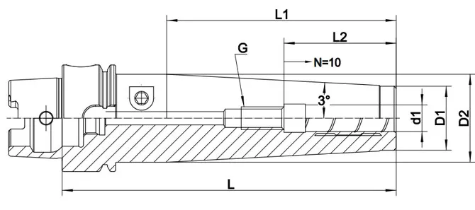 SPEZIFIKATION DES HSK-HYDRAULIKFUTTERS FÜR FORMEN