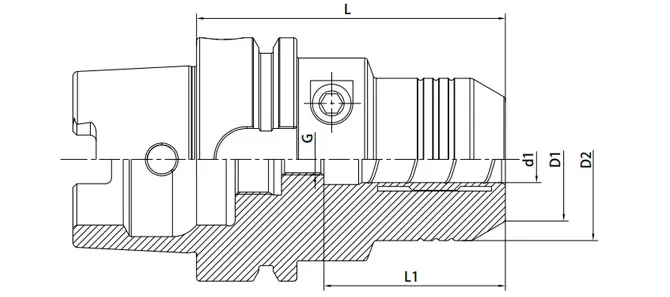 Spezifikation der HSK-Hydraulikfutter-Leistungskonstruktion