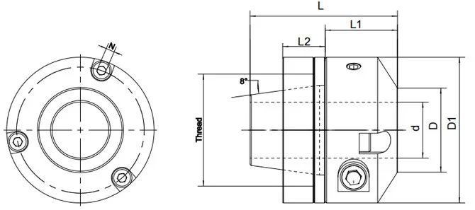 SPECIFICATION OF HYDRAULIC ER COLLET - 翻译中...