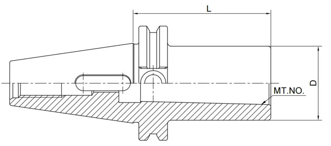 Spezifikation des ANSI B5.50 Morse-Kegeladapters mit Zapfen