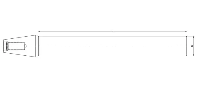 Spezifikation des ANSI B5.50 Spindelprüfdorns