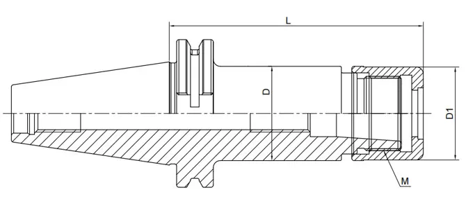 Spezifikation des DIN 69871 SKS Spannzangenfutters