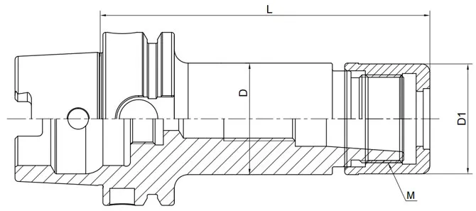 Spezifikation des DIN 69893 SKS Spannzangenfutters