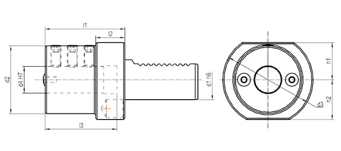 SPEZIFIKATION DES BOHRHALTERS FORMULAR E2